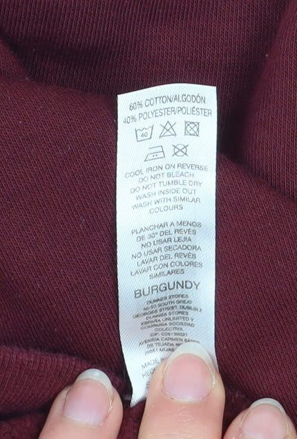 Dunnes Stores Mens Red NY Crew Neck Sweatshirt Medium