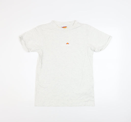 Ellesse Women's White Short Sleeve Basic T-Shirt UK 4