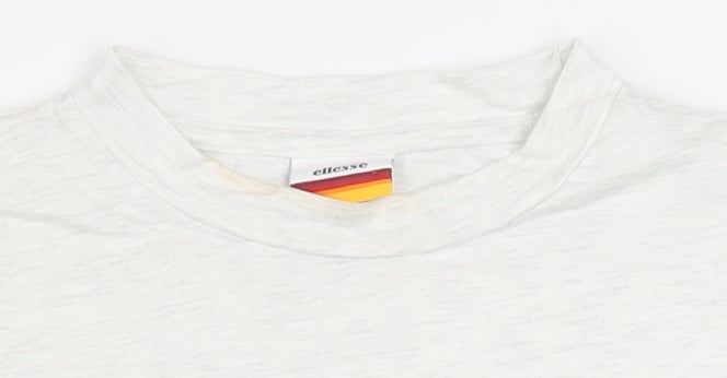 Additional view of Ellesse Women's White Short Sleeve Basic T-Shirt UK 4