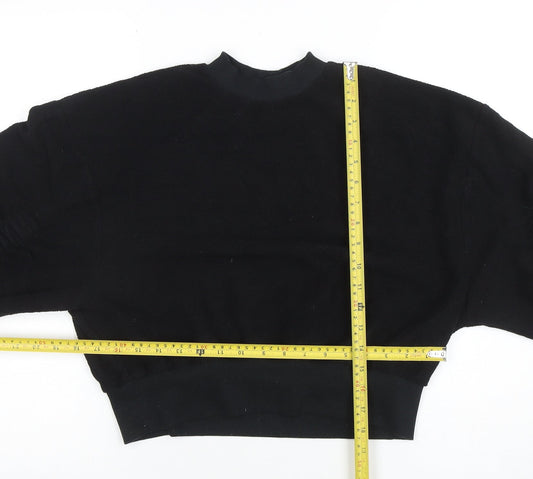 Twenty Montreal Women’s Black S Pullover Balloon Sleeve Sweatshirt