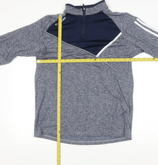 O'Neills Men's Blue 1/4 Zip Track Jacket L Athletic Fit