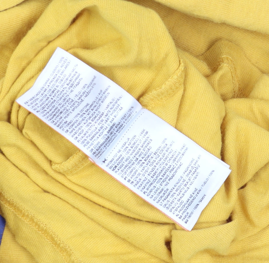 Superdry Men's Yellow Athletic State Graphic T-Shirt Size M