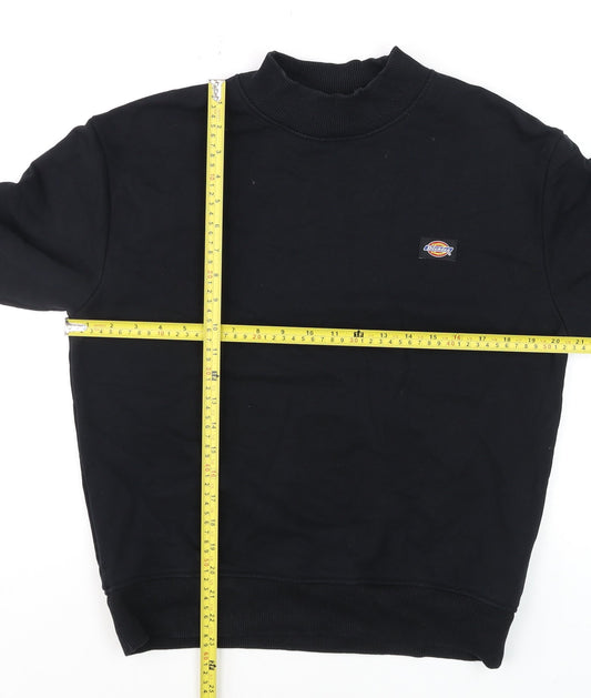 Dickies Men’s Black Small Crew Neck Pullover Sweatshirt