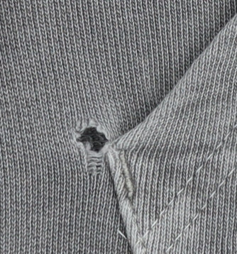 Additional view of Adidas Women Grey Pullover Hoodie, size 8, Cotton Blend Vintage Logo