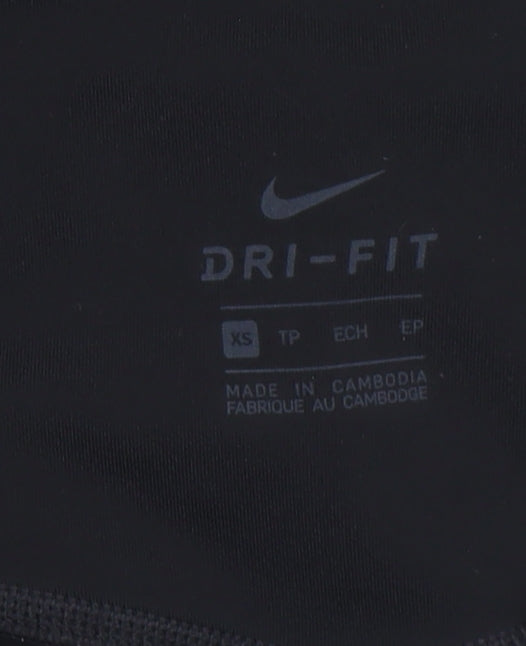 Nike Women's Black Dri-FIT Capri Leggings XS Activewear
