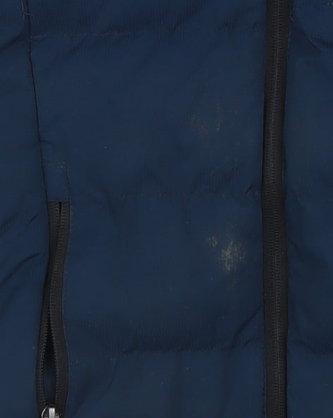 Additional view of Trespass boys’ blue waterproof hooded puffer jacket 5-6 years