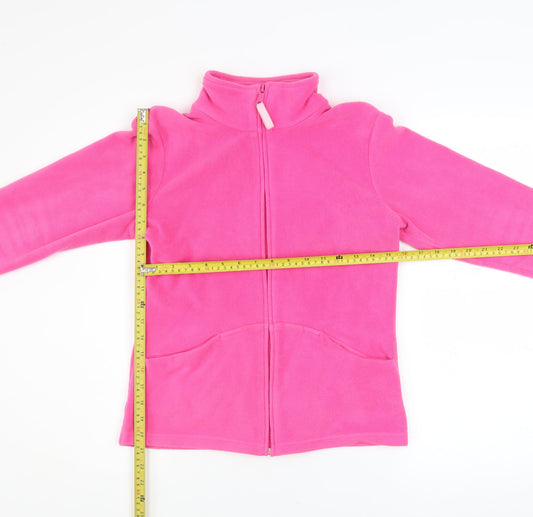 Marks and Spencer Women’s Pink Fleece Full Zip Jacket UK 10