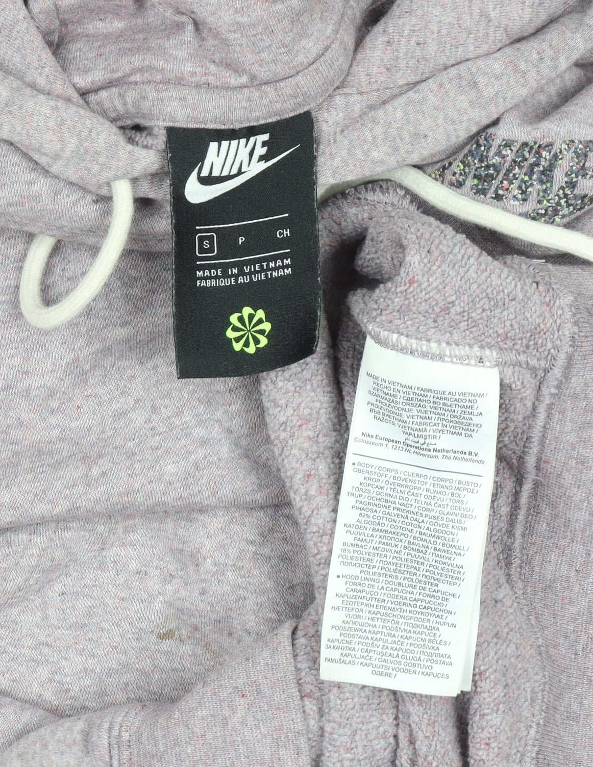 Nike Women’s Purple Pullover Hoodie Small Hooded Kangaroo Pocket Soft Cotton Blend