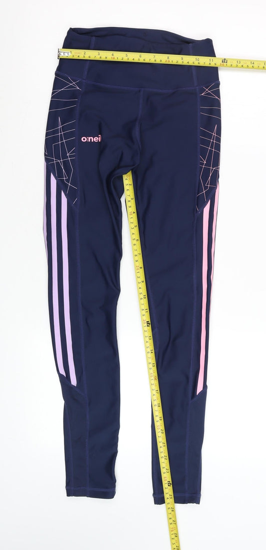 O'Neills Womens Blue Size 8 Activewear Leggings Gym Trousers