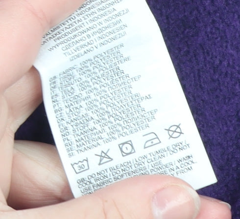 Berghaus Women's Purple Fleece Jacket UK 12 Full Zip Outdoor Coat