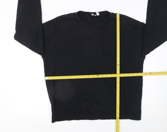 ASOS Women Black Size 16 Pullover Sweatshirt Long Sleeve