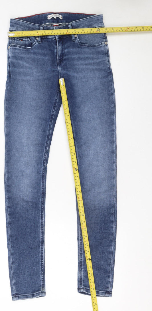 Tommy Hilfiger Boys Blue Skinny Jeans Size 164 Slim Fit Denim