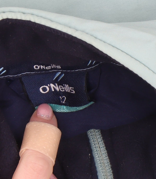 Additional view of O'Neill women’s green, size UK 12, lined full zip short jacket