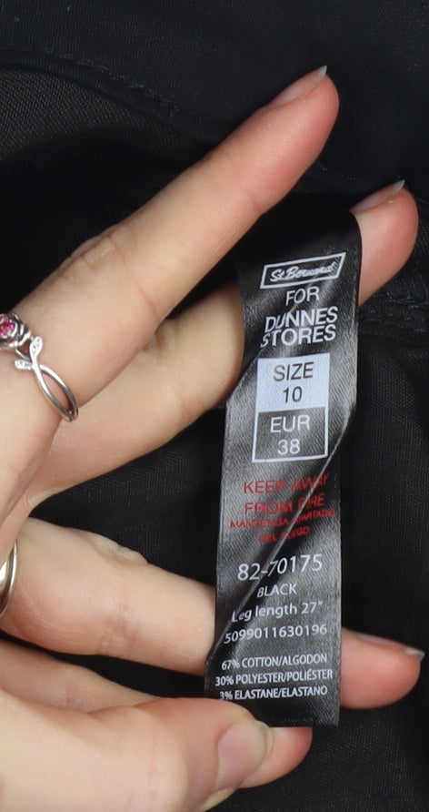 Additional view of Dunnes Women's Black Skinny Jeans, size 10, Regular Denim