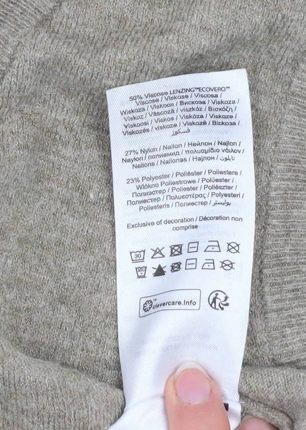 Additional view of Object Men's Beige V-Neck Sleeveless Knit Vest L