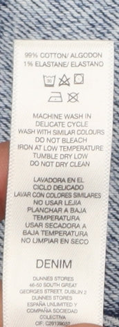 Savida Women's Blue Denim Flared Midi Skirt Size 10