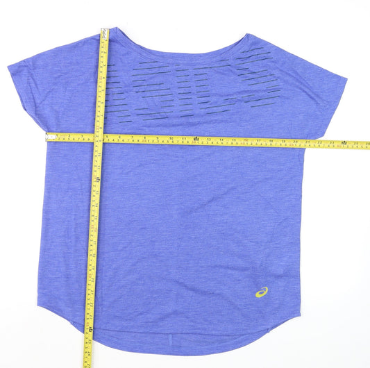 ASICS Men Blue MotionDry Sports T-Shirt Size M Lightweight Activewear