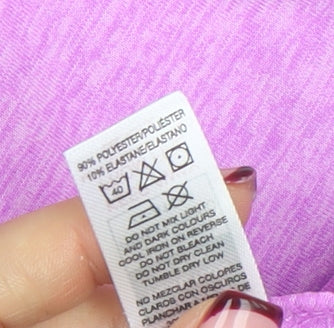 Dunnes Stores Girls Purple Full Zip Hoodie 10-11 Years Lightweight Stretch