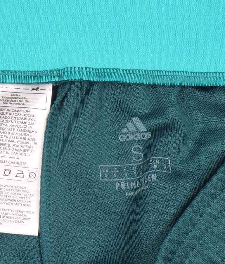 Additional view of Adidas Men’s Green Slim Fit Joggers S Elastic Waist Tapered Sports Trousers