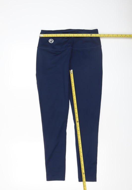 O'Neills Womens Navy Blue Size 12 High Waist Leggings