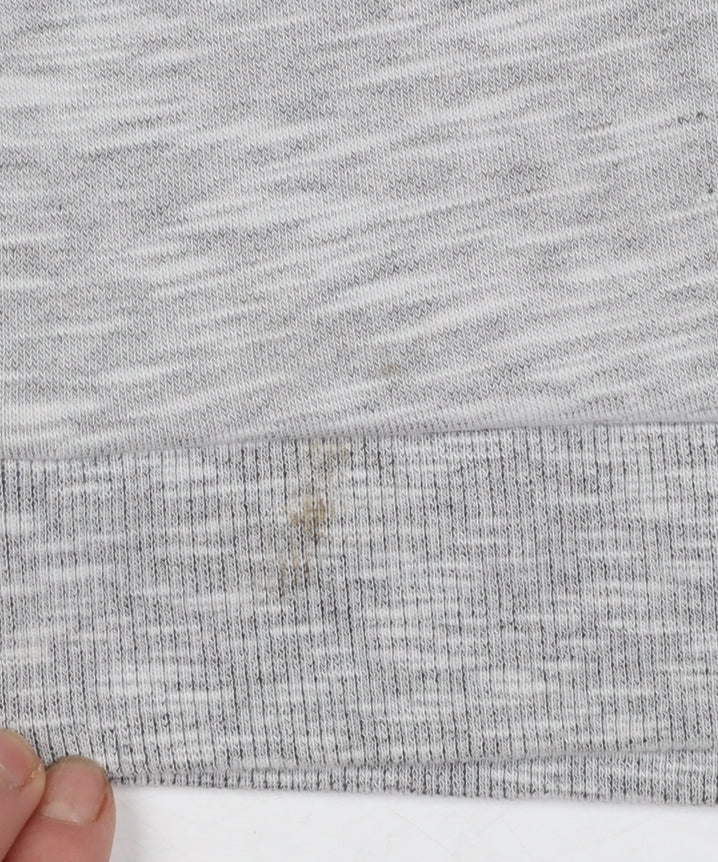 McKenzie Girls Grey Hooded Cropped Pullover Hoodie 10-12 Years