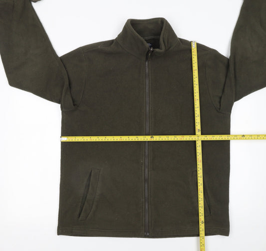 Mountain Warehouse Men’s Green Fleece Full Zip Jacket Size M