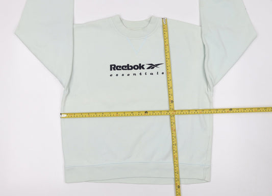 Reebok Essentials Womens Light Blue Pullover Sweatshirt Size 12