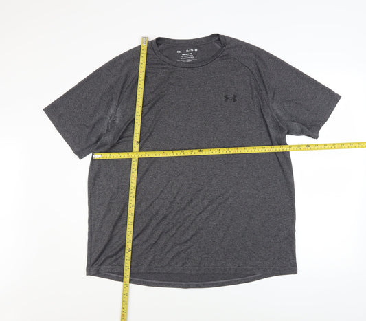 Under Armour Men Grey XL Tech Tee Moisture Wicking T-Shirt