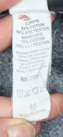 Harry Potter Universal Studios Womens Black Full Zip Hoodie M