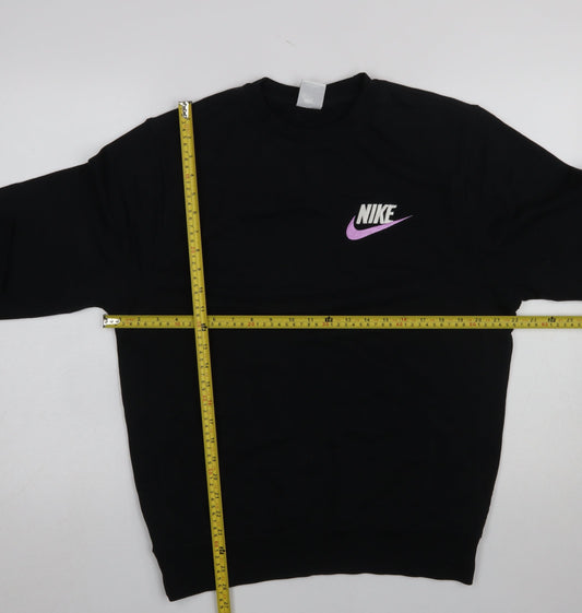 Nike Men's Black Small Pullover Crew Neck Sweatshirt