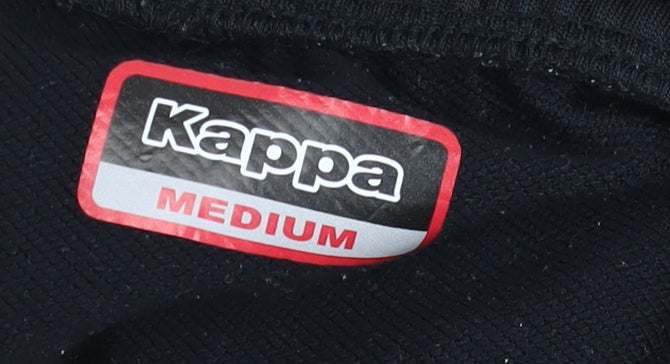 Kappa Men's Black Medium Slim Fit Track Pants