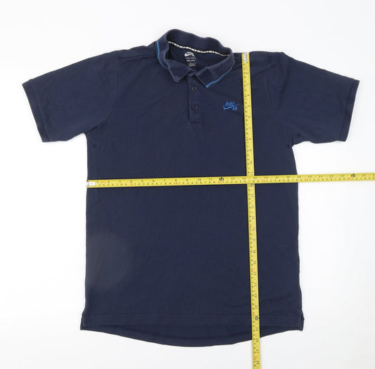 Nike SB Men’s Blue Dri-Fit Polo Shirt Size M Regular Fit