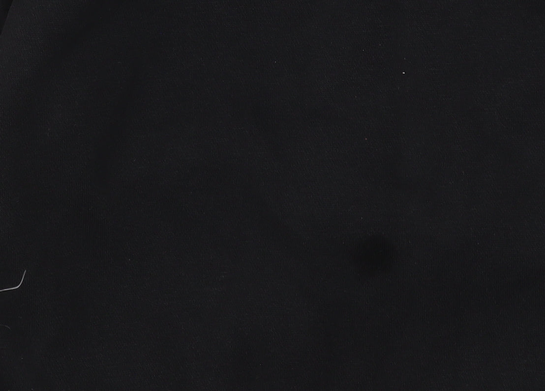 Additional view of Adidas women’s black pullover hoodie, size S, 8-10 cotton blend