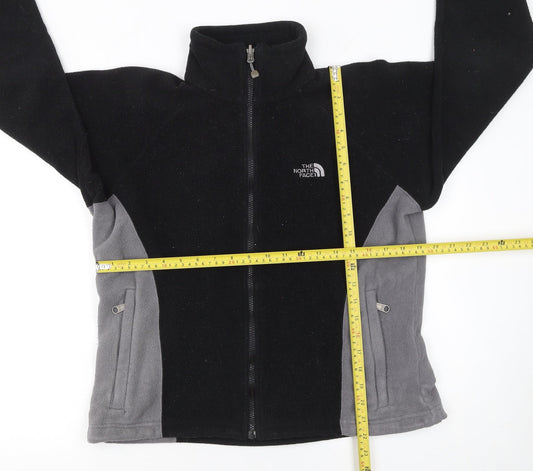 The North Face Womens Black Fleece Full Zip Jacket Size M