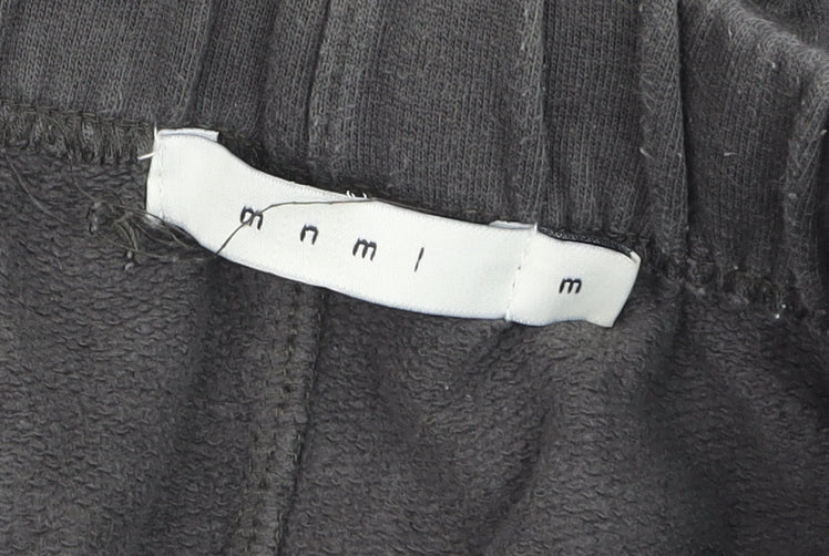 Additional view of mnml Men's Black Jogger Sweatpants M 100% Cotton Drawstring Cuffed