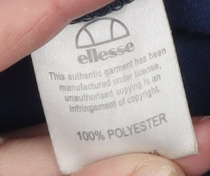 Additional view of Ellesse men’s blue xs crew neck pullover logo sweatshirt