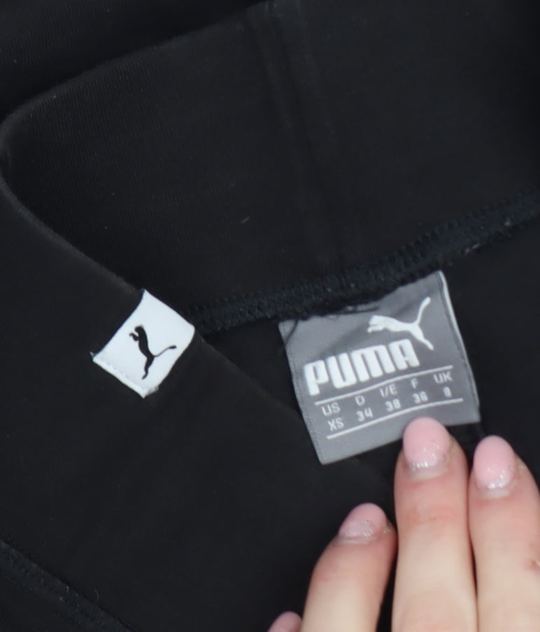 Additional view of Puma Women's Black, size 8 Slim, Fit Stretch Active Leggings
