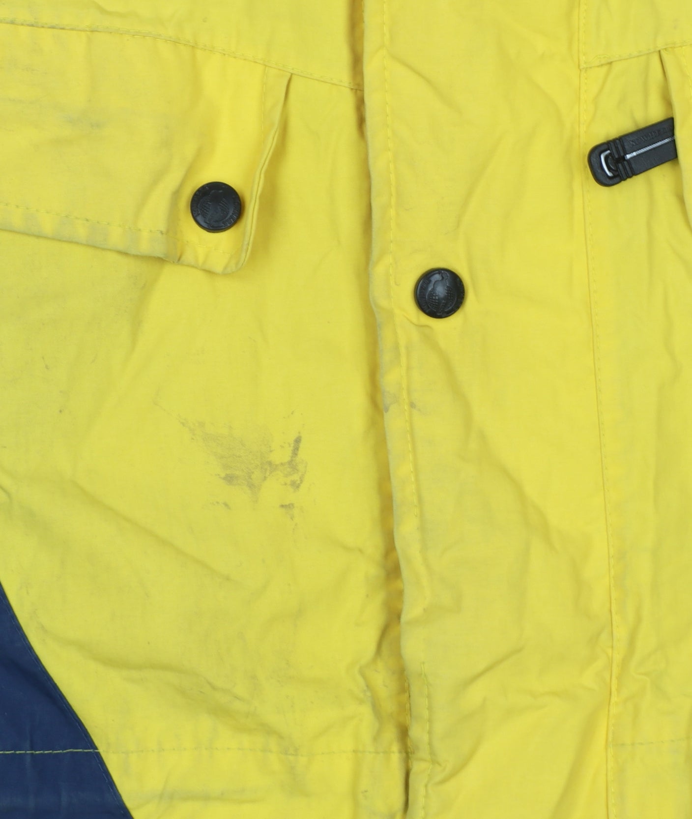 Additional view of No Where boys’ yellow and blue ski jacket 11-12 years hooded winter coat