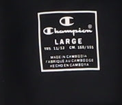 Additional view of Champion boys’ black full zip fleece track jacket, size 11-12, years