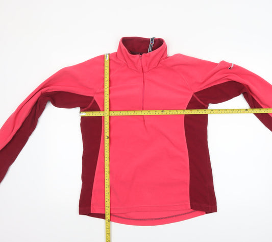 Berghaus Women's Pink 1/2 Zip Fleece Pullover Size 14