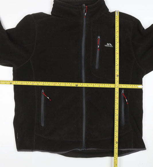 Trespass Men's Black XL Fleece Jacket Outdoor Full Zip