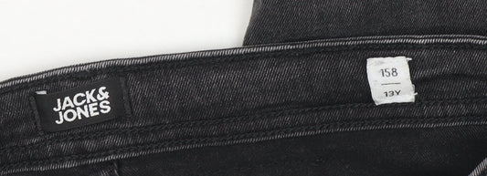 Jack & Jones Unisex Kids Black Skinny Jeans 13 Years Stretch Denim