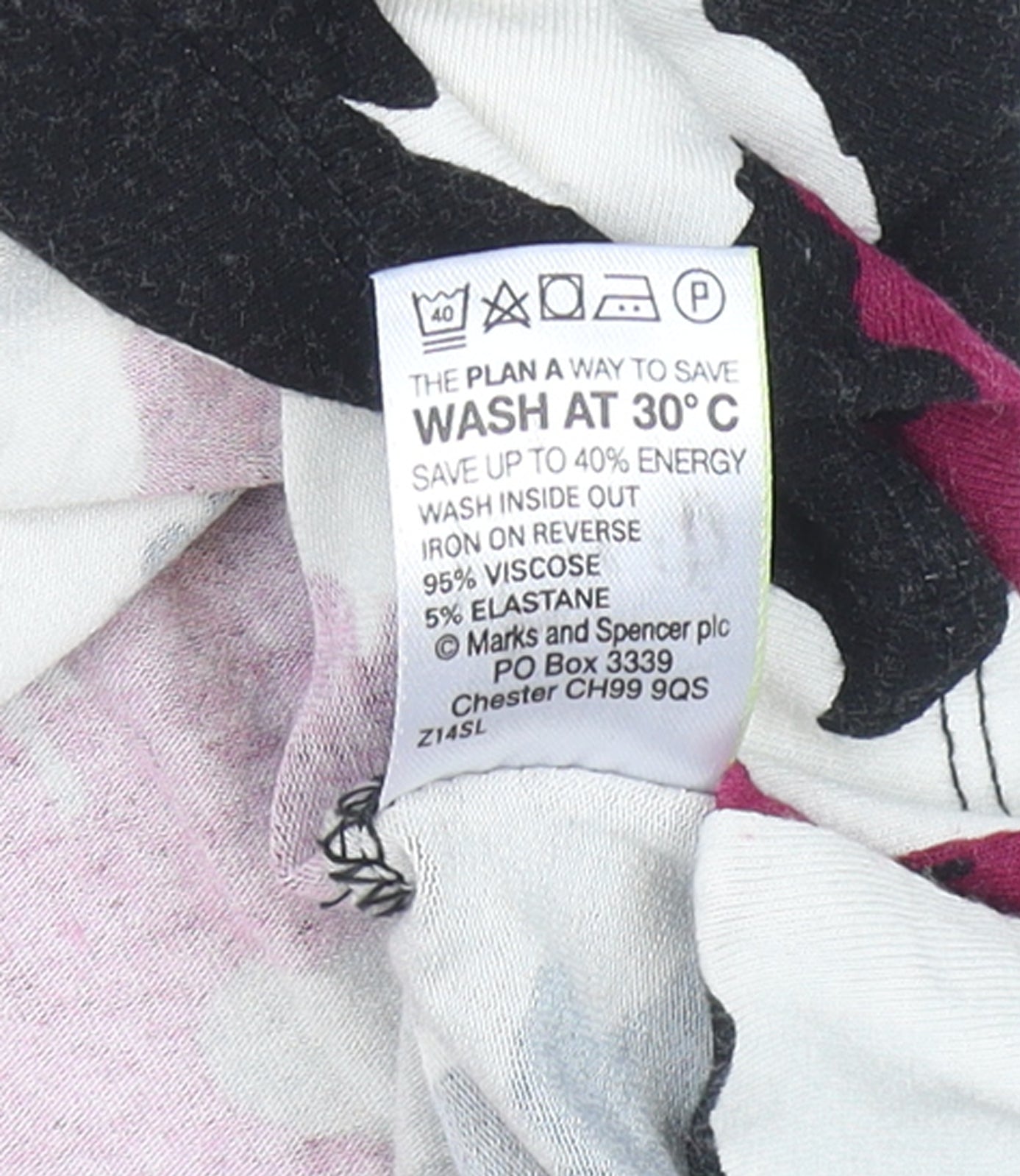 Marks and Spencer Women’s Multicoloured Floral Tunic Blouse UK 14