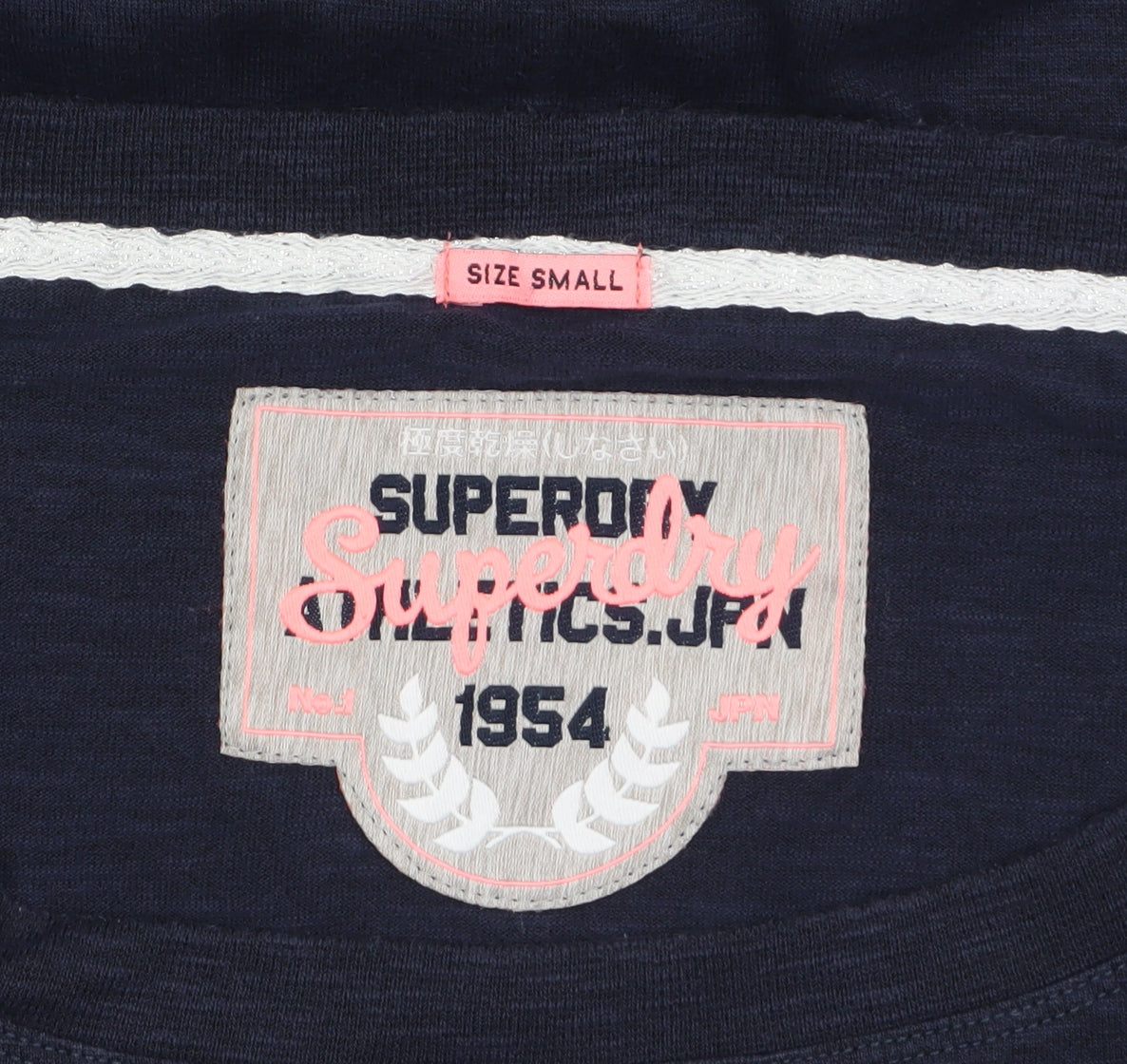 Superdry Women's Navy Blue Crew Neck Pullover Sweatshirt Size S