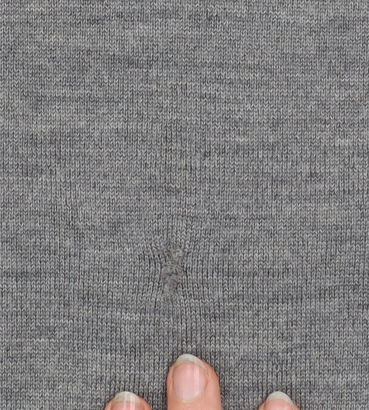 Additional view of Lacoste Men's Grey Wool Crew Neck jumper, size S