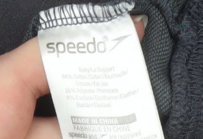 Additional view of Speedo Women's Grey & Aqua Hooded Full Zip Jacket, size 12