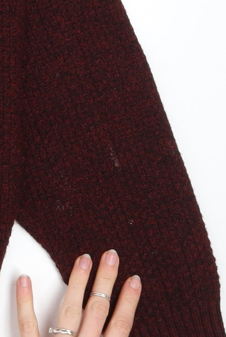 Louie James Men's Brown 5XL Cable Knit Button Cardigan