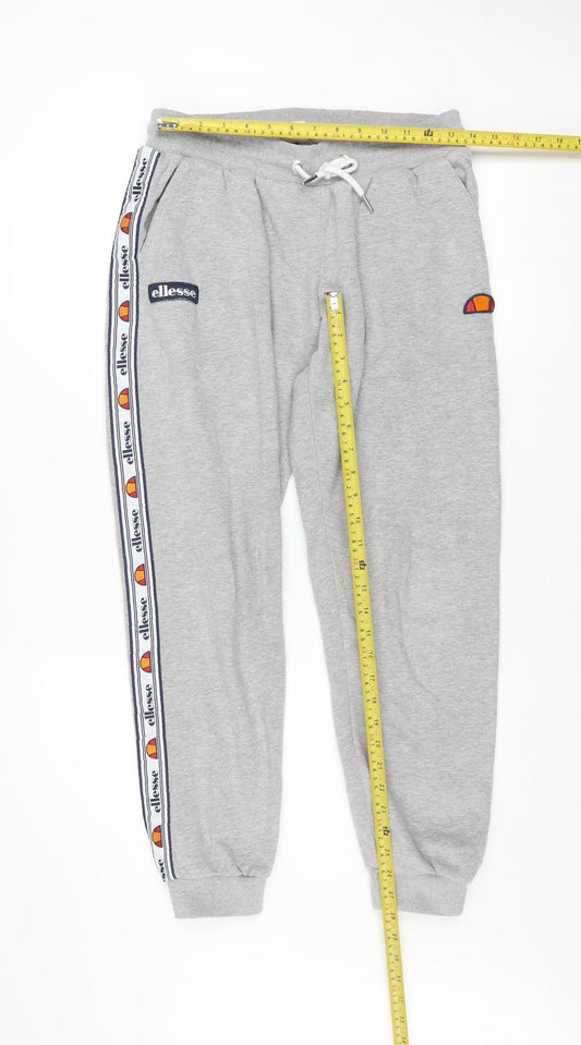 Ellesse Womens Grey Jogger Track Pants Size 10 Cotton Blend