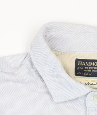 Hammond & Co Men’s White Cotton Short Sleeve Polo Shirt XL