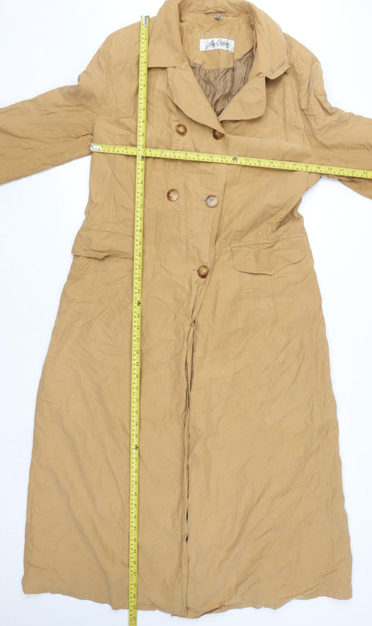 Berghaus Women’s Beige Long Cotton Trench Coat UK 14 Classic Style